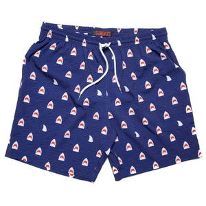 RSVLTS Chomp Swimwear in Blue — front view