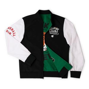 RSVLTS Class of ’86 Reversible Bomber Jacket in Multicolor — front view