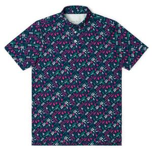 RSVLTS Sudden Death All-Day Polo in Blue — front view