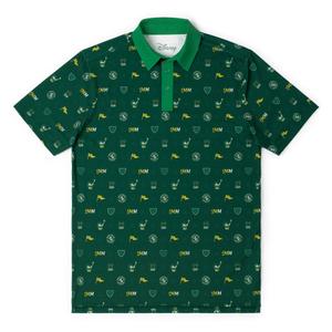 RSVLTS Mickey Mouse Country Club All-Day Polo in Green — front view