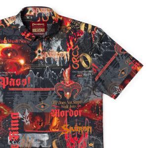RSVLTS Forces of Mordor KUNUFLEX Short Sleeve Shirt in Black — front view