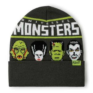 RSVLTS The Frightening Four Tri-Blend Beanie in Black — front view