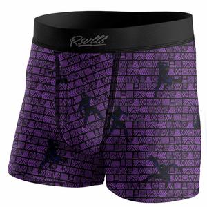 RSVLTS Wakanda Forever Single-Pack Boxer Briefs in Purple — front view