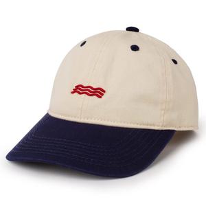 RSVLTS Bacon Waves Dad Hat in Blue — front view