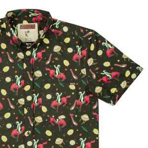 RSVLTS Space Cowboy KUNUFLEX Short Sleeve Shirt in Multicolor — front view
