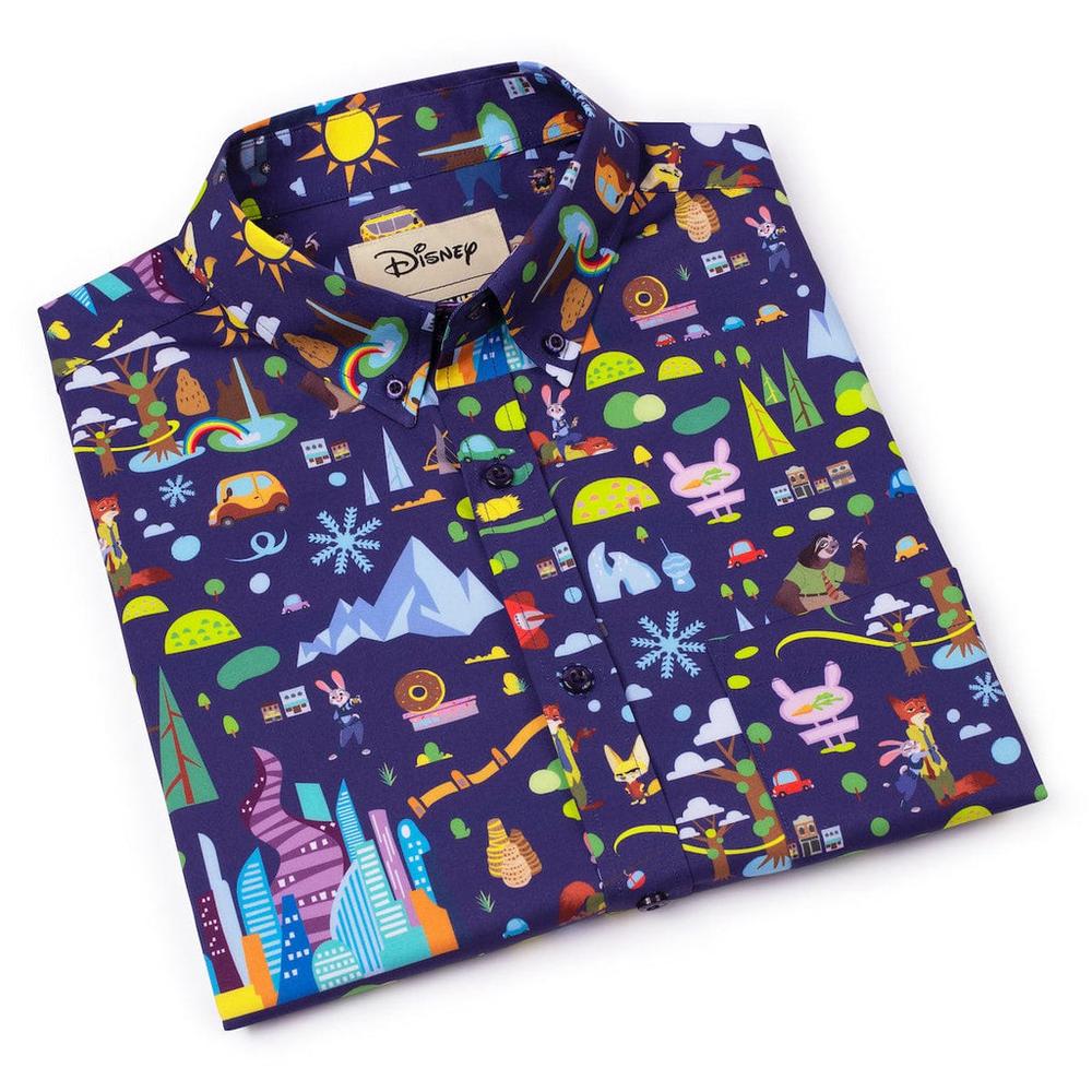 RSVLTS Urban Jungle KUNUFLEX Short Sleeve Shirt in Multicolor — detail 9