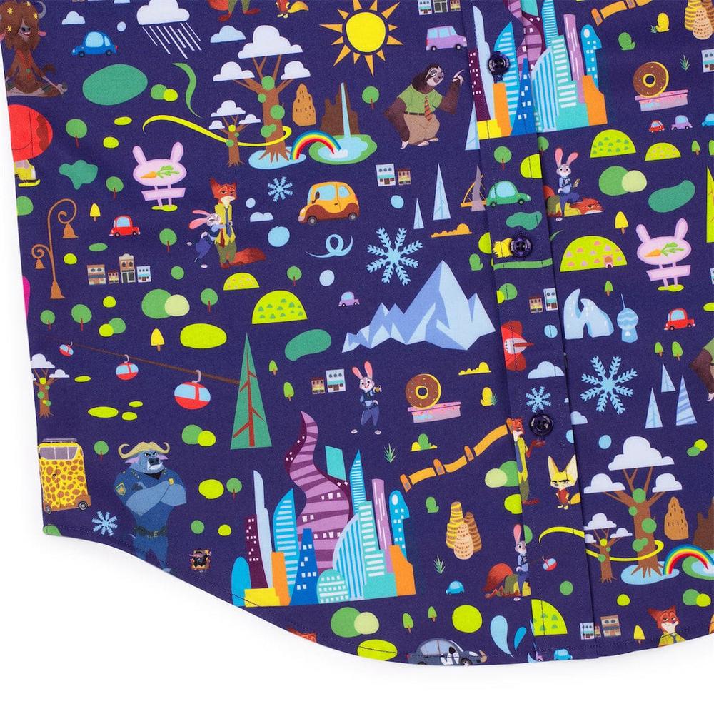 RSVLTS Urban Jungle KUNUFLEX Short Sleeve Shirt in Multicolor — detail 8