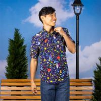RSVLTS Urban Jungle KUNUFLEX Short Sleeve Shirt in Multicolor — detail 3