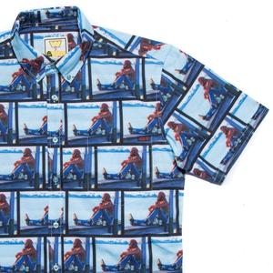 RSVLTS Deep Thoughts KUNUFLEX Short Sleeve Shirt — front view
