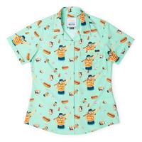 RSVLTS The Great Hambino Women's KUNUFLEX Short Sleeve Shirt — front view