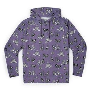 RSVLTS Dancing Toons Performance Hoodie in Purple — front view