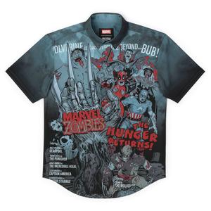 RSVLTS The Hunger Returns! KUNUFLEX Short Sleeve Shirt in Multicolor — front view