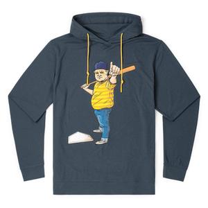 RSVLTS Great Hambino's Called Shot Performance Hoodie in Blue — front view
