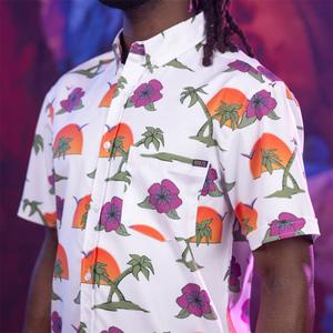 RSVLTS The Wembley KUNUFLEX Short Sleeve Shirt in Multicolor — front view