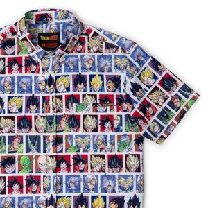 RSVLTS Heroes and Enemies KUNUFLEX Short Sleeve Shirt in Multicolor — front view