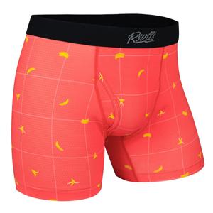 RSVLTS Nanners Single-Pack Boxer Briefs in Orange — front view