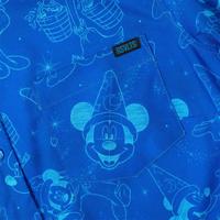 RSVLTS Sketches in the Stars Women's KUNUFLEX Short Sleeve Shirt in Blue — detail 6