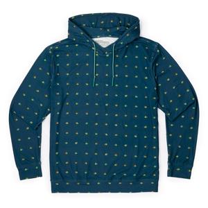 RSVLTS Lil Turts Performance Hoodie in Blue — front view