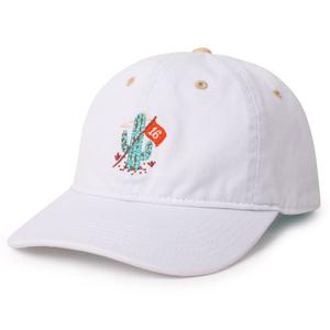 RSVLTS Coliseum Cactus Dad Hat in White — front view