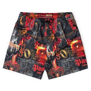 RSVLTS Forces of Mordor Hybrid Shorts in Black — front view