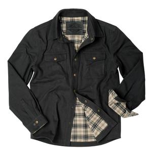 RSVLTS Gray Heavy-Duty Shirt Jacket in Gray — front view