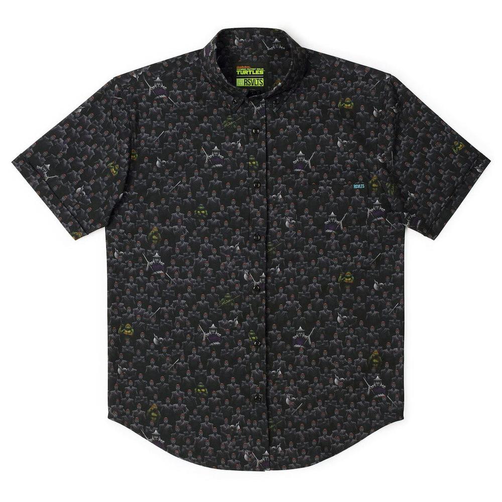 RSVLTS Fear the Foot KUNUFLEX Short Sleeve Shirt in Black — detail 8