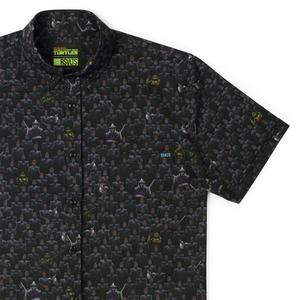 RSVLTS Fear the Foot KUNUFLEX Short Sleeve Shirt in Black — front view