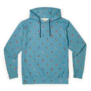 RSVLTS Lil Mickeys Performance Hoodie in Blue — front view