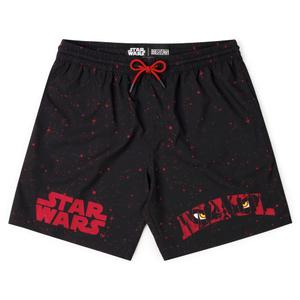 RSVLTS Sith Stare Hybrid Shorts in Black — front view