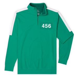 RSVLTS 456 Quarter Zip in Green — front view
