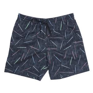 RSVLTS A Cut Above the Ordinary Hybrid Shorts in Black — front view