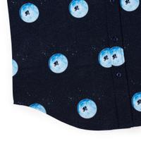 RSVLTS The Extra-Terrestrial KUNUFLEX Short Sleeve Shirt in Blue — detail 4