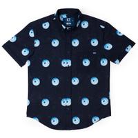 RSVLTS The Extra-Terrestrial KUNUFLEX Short Sleeve Shirt in Blue — detail 3