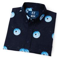 RSVLTS The Extra-Terrestrial KUNUFLEX Short Sleeve Shirt in Blue — detail 9
