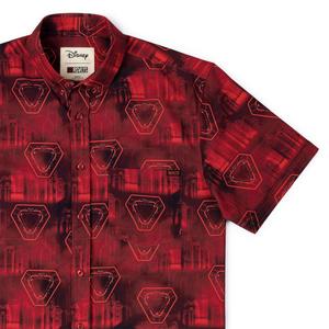 RSVLTS I Am Fearless KUNUFLEX Short Sleeve Shirt in Black — front view