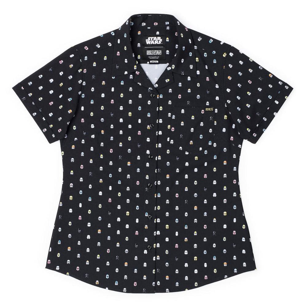 RSVLTS Lil Troopers (Dark Side) Women's KUNUFLEX Short Sleeve Shirt — detail 6