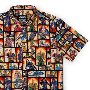 RSVLTS Yo, Joe! KUNUFLEX Short Sleeve Shirt in Multicolor — front view