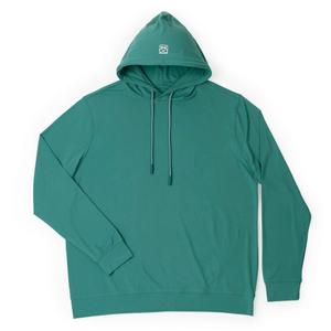 RSVLTS Prairie Blast Extreme Performance Hoodie in Green — front view