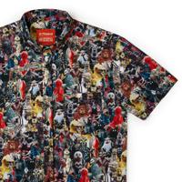 RSVLTS Ultra-Villainous KUNUFLEX Short Sleeve Shirt in Black — detail 8