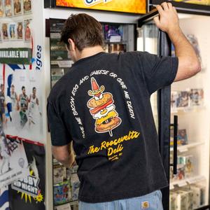 RSVLTS The Roosevelts Deli Vintage Crewneck Tee — front view