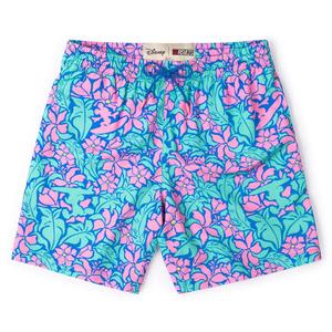 RSVLTS Mickey's Tropical Adventure Hybrid Shorts in Blue — front view