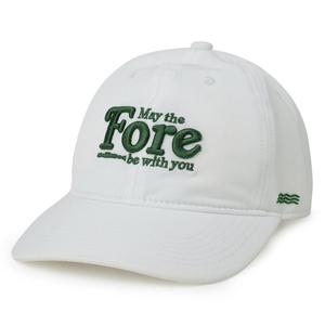RSVLTS May the Fore Be With You Performance Hat in White — front view