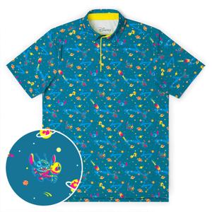 RSVLTS Deep (Space) Trouble All-Day Polo in Blue — front view