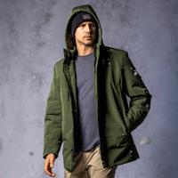 RSVLTS Olive Parka in Green — detail 5