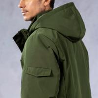 RSVLTS Olive Parka in Green — detail 7