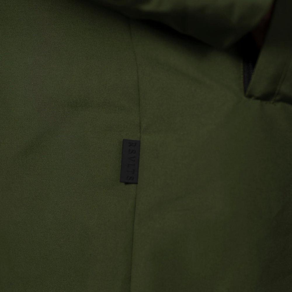 RSVLTS Olive Parka in Green — detail 15