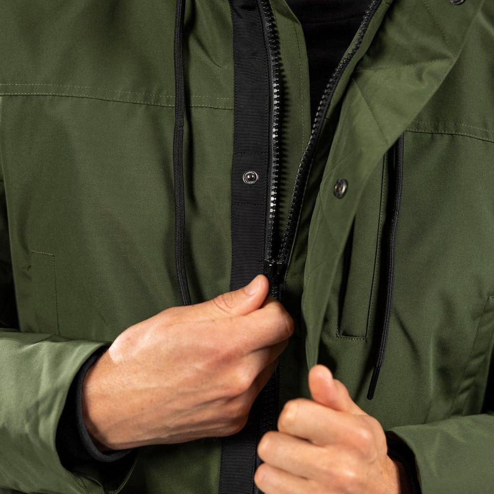 RSVLTS Olive Parka in Green — detail 9