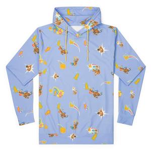 RSVLTS Scooby Snacks Performance Hoodie in Brown — front view