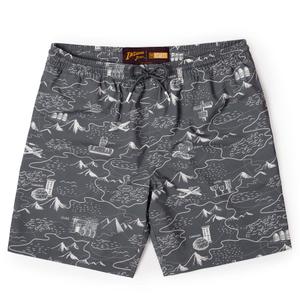 RSVLTS It’s the Mileage Hybrid Shorts in Gray — front view