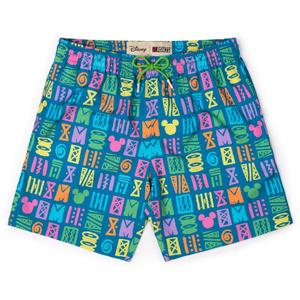RSVLTS Mickey's Surfside Summer Hybrid Shorts in Blue — front view